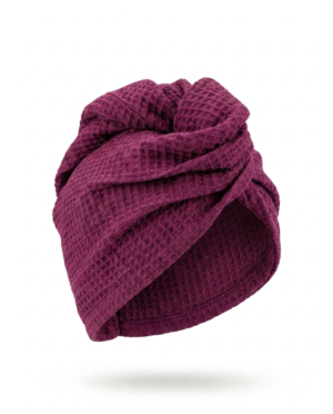 Turban do suszenia włosów | 100% bawełna wafelkowa