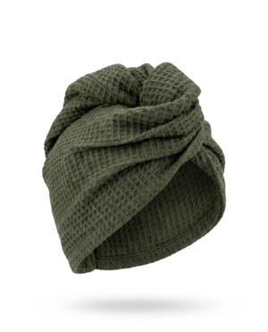 Turban do suszenia włosów | 100% bawełna wafelkowa - obrazek 9
