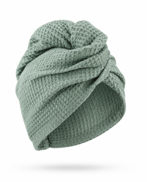 Turban do suszenia włosów | 100% bawełna wafelkowa - obrazek 7